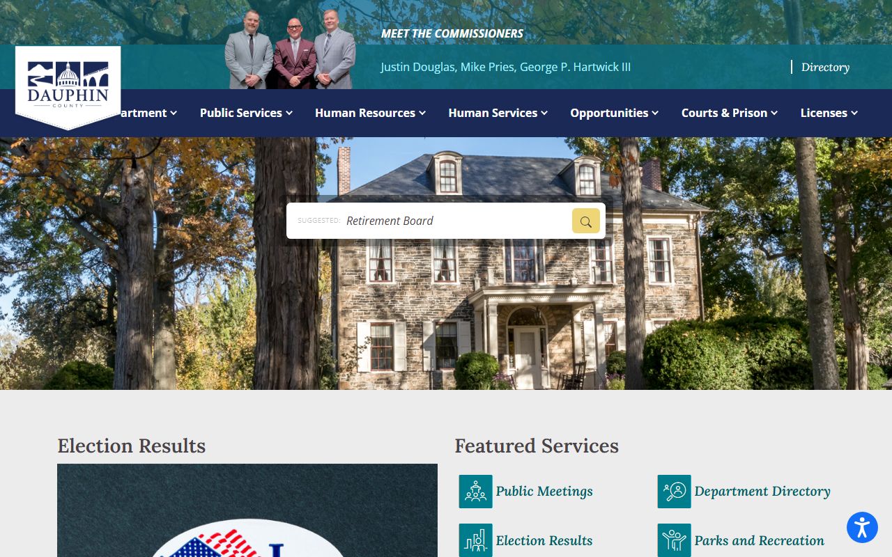 Dauphin County court records county government homepage